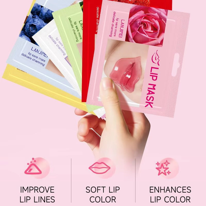 Mascarilla de labios con colágeno hidratante