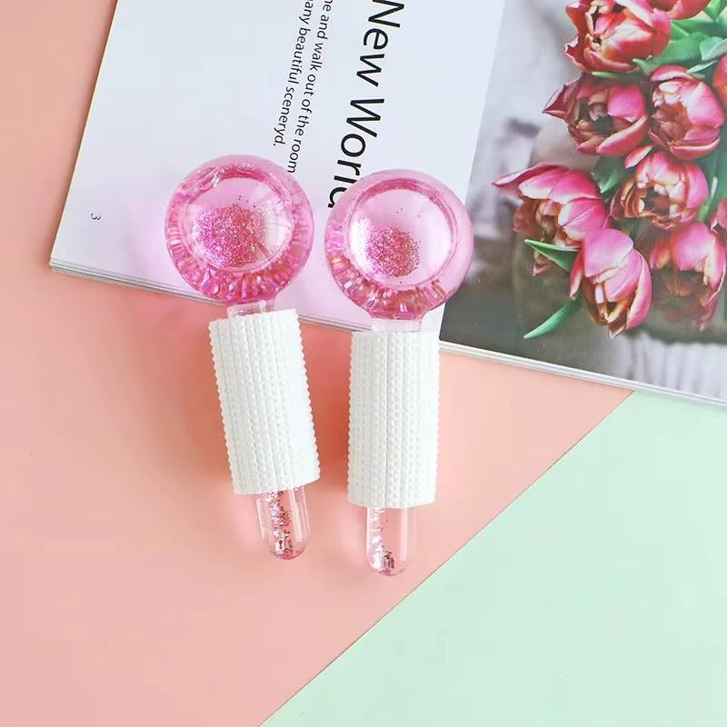 Rodillo Facial Rosa y Azul